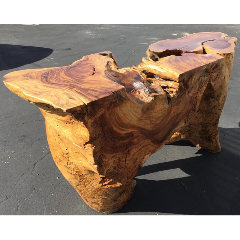 Loon Peak® Richas Solid Wood Abstract Coffee Table Wayfair